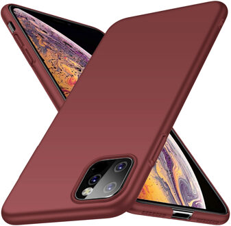Back Case Cover iPhone 11 Pro Hoesje Burgundy