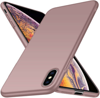Back Case Cover iPhone Xs Max Hoesje Pink Powder