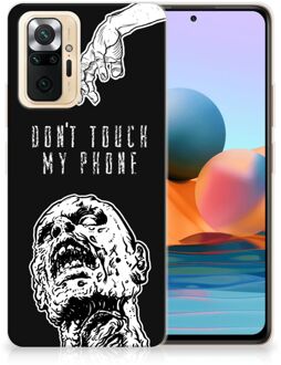 Back Case TPU Siliconen Hoesje Xiaomi Redmi Note 10 Pro Smartphone hoesje Super als Cadeautjes voor Hem Zombie