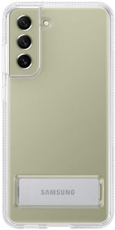 back cover met standaard Galaxy S21 FE (Transparant)