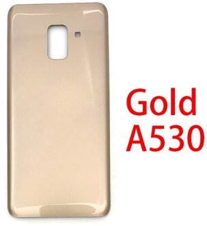 Back Glass Rear Cover Voor Samsung Galaxy A8 Plus A8 + A9 A920F A730F A530F Batterij Deur Behuizing Batterij back Cover A530 goud