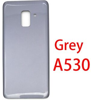 Back Glass Rear Cover Voor Samsung Galaxy A8 Plus A8 + A9 A920F A730F A530F Batterij Deur Behuizing Batterij back Cover A530 grijs