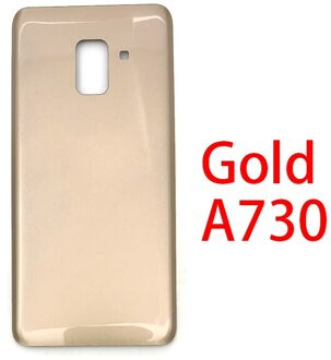 Back Glass Rear Cover Voor Samsung Galaxy A8 Plus A8 + A9 A920F A730F A530F Batterij Deur Behuizing Batterij back Cover A730 goud
