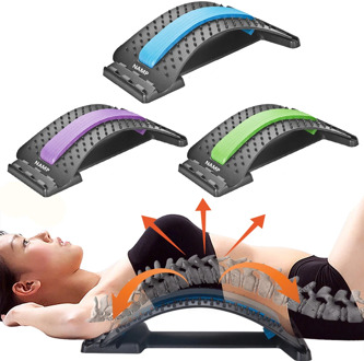 Back Massager Stretcher Equipment Massage Tools Massageador Magic Stretch Fitness Lumbar Support Relaxation Spine Pain Relief