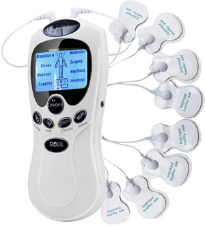 Back Neck and Health Care Acupuncture Machine, 8 Modes Heral Tens Digital Body Massage TherapyStimulator Electrostimulator