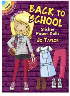 Back to School Sticker Paper Dolls