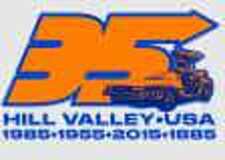 Back To The Future 35 Hill Valley Front Hoodie - Grey - S Meerdere kleuren