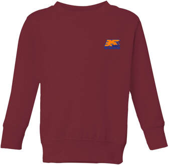 Back To The Future 35 Hill Valley Front Kids' Sweatshirt - Burgundy - 146/152 (11-12 jaar) - Burgundy - XL