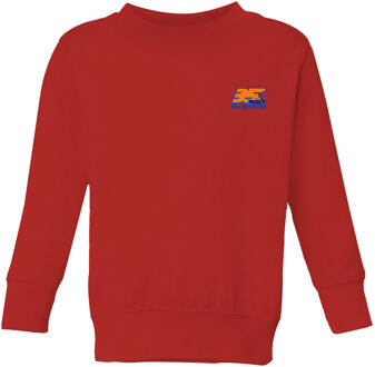 Back To The Future 35 Hill Valley Front Kids' Sweatshirt - Red - 98/104 (3-4 jaar) Rood - XS