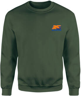 Back To The Future 35 Hill Valley Front Sweatshirt - Green - M Groen