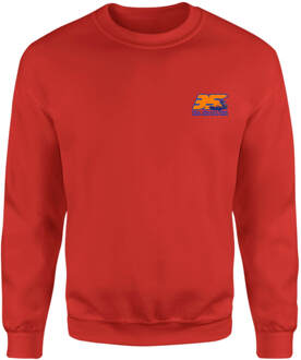 Back To The Future 35 Hill Valley Front Sweatshirt - Red - XL Rood