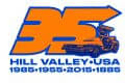 Back To The Future 35 Hill Valley Front Women's T-Shirt - White - 4XL Wit