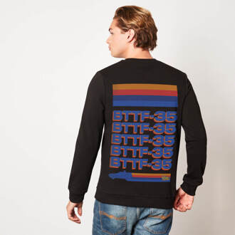 Back to the Future 3D Logo Unisex Long Sleeve T-Shirt - Zwart - M