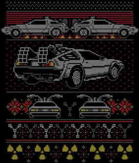 Back To The Future Back In Time For Christmas Kerst T-Shirt - Zwart - L