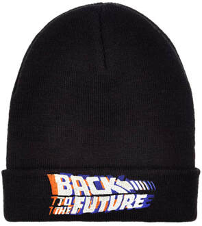 Back to the Future Beanie - Zwart