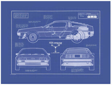 Back To The Future Chopping Board