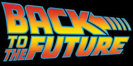 Back to the Future Classic Logo Dames T-shirt - Zwart - 3XL