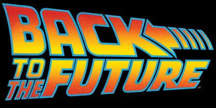 Back to the Future Classic Logo Dames T-shirt - Zwart - L