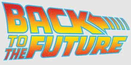 Back To The Future Classic Logo Hoodie - Grey - XXL - Grey