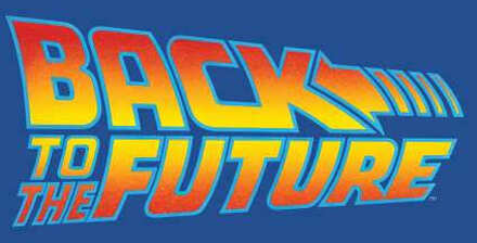 Back To The Future Classic Logo Men's T-Shirt - Blue - L - Blue