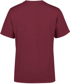 Back To The Future Classic Logo Men's T-Shirt - Burgundy - L - Burgundy