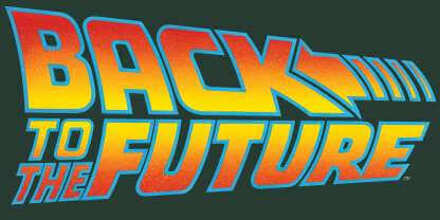 Back To The Future Classic Logo Men's T-Shirt - Green - S Groen
