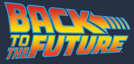 Back To The Future Classic Logo Men's T-Shirt - Navy - XXL Blauw
