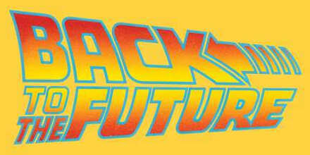 Back To The Future Classic Logo Men's T-Shirt - Yellow - L - Geel