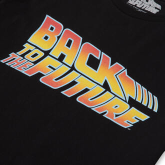 Back to the Future Classic Logo T-shirt - Zwart - L