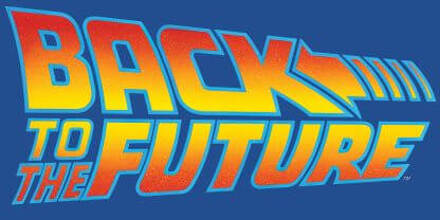 Back To The Future Classic Logo Women's T-Shirt - Blue - S Blauw