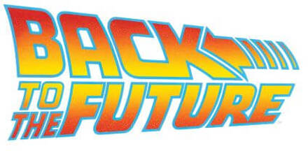 Back To The Future Classic Logo Women's T-Shirt - White - L Wit