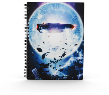 Back to the Future: DeLorean Lenticular Spiral Notebook