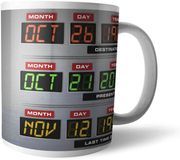 Back To The Future Destination Time Mug