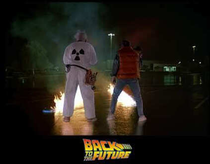 Back to the Future First Test Hoodie - Black - XL Meerdere kleuren