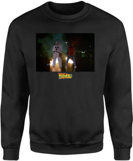 Back to the Future First Test Sweatshirt - Black - S Zwart