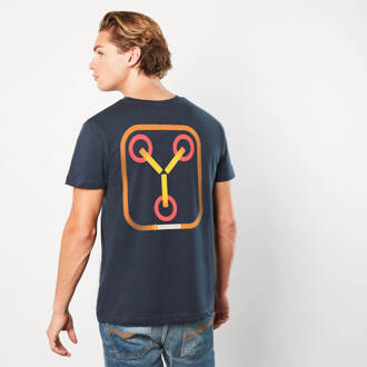 Back to the future Flux Capacitor Front Unisex T-Shirt - Blauw - XL - Navy blauw