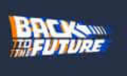 Back To The Future Hoodie - Navy - XXL - Navy blauw