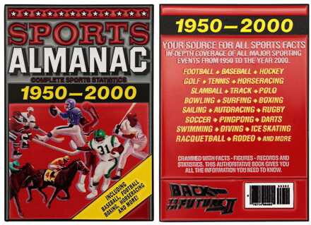 Back to the Future Ingot Sport Almanac Limited Edition