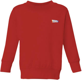 Back To The Future Kids' Sweatshirt - Red - 110/116 (5-6 jaar) - Rood