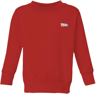 Back To The Future Kids' Sweatshirt - Red - 122/128 (7-8 jaar) Rood - M