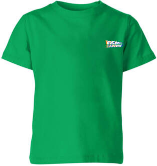 Back To The Future Kids' T-Shirt - Green - 98/104 (3-4 jaar) - Groen - XS