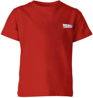 Back To The Future Kids' T-Shirt - Red - 134/140 (9-10 jaar) Rood - L