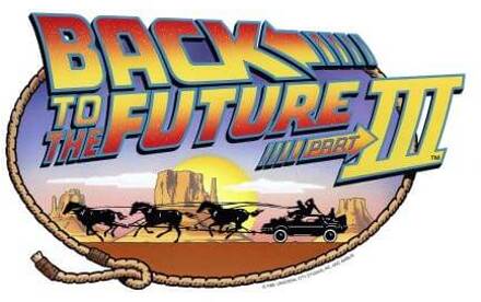 Back to the Future Lasso Dames T-shirt - Wit - S