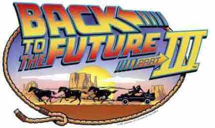 Back to the Future Lasso T-shirt - Wit - L