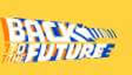 Back To The Future Men's T-Shirt - Yellow - L Geel