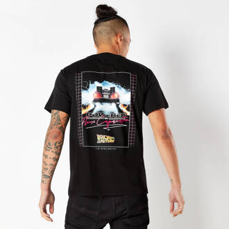 Back To The Future Men's T-Shirt - Zwart - XL