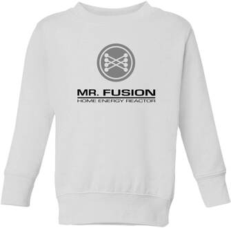 Back To The Future Mr Fusion Kids' Sweatshirt - White - 110/116 (5-6 jaar) - Wit