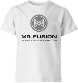 Back To The Future Mr Fusion Kids' T-Shirt - White - 110/116 (5-6 jaar) Wit - S