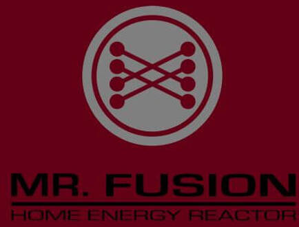Back To The Future Mr Fusion Women's T-Shirt - Burgundy - L Rood