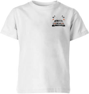 Back To The Future No Concept Of Time Kids' T-Shirt - White - 134/140 (9-10 jaar) Wit - L